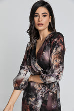 Load image into Gallery viewer, Print Wrap Dress