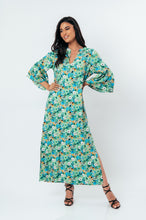 Load image into Gallery viewer, Floral Kaftan Style Maxi Dress