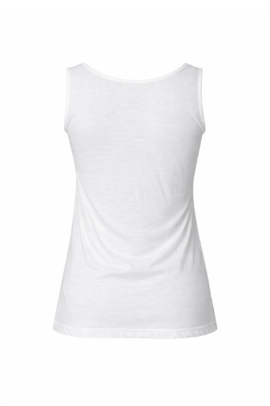 Sleeveless Button-Front Jersey Top