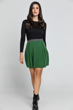 Load image into Gallery viewer, Green Mini Skirt