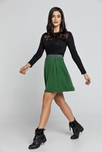 Load image into Gallery viewer, Green Mini Skirt