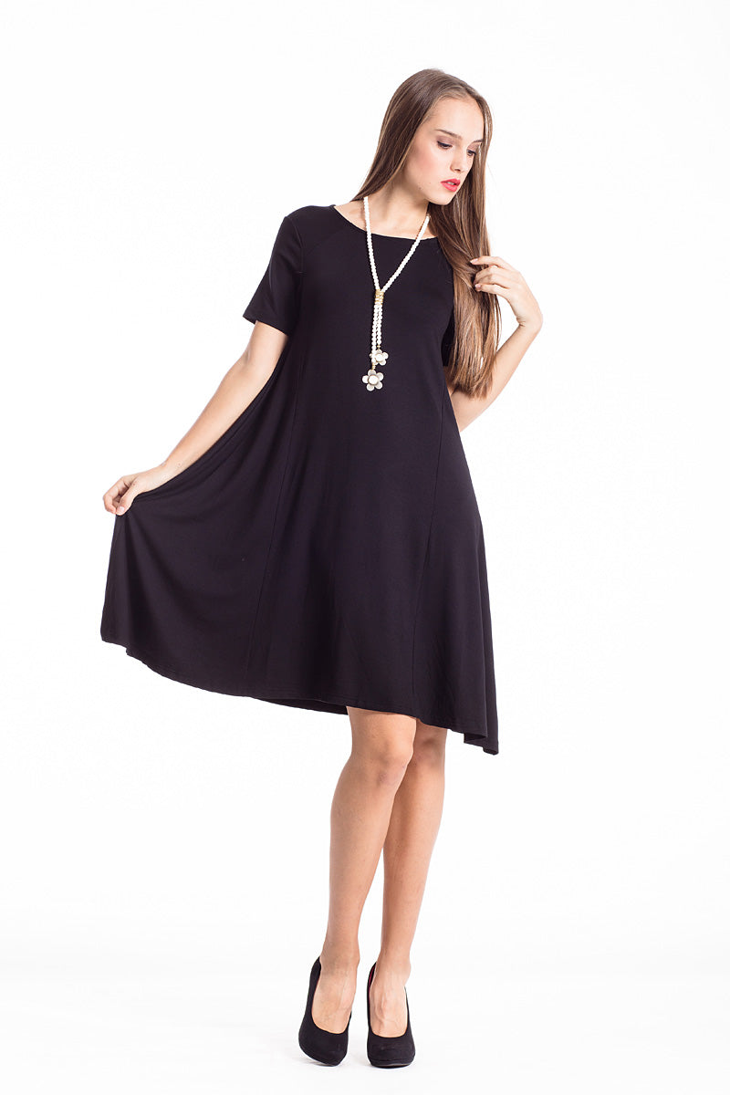 Uneven Hemline Dress