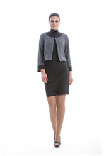 Load image into Gallery viewer, Anthracite Long Sleeve Bolero