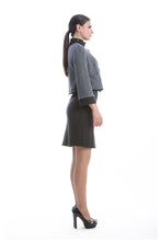 Load image into Gallery viewer, Anthracite Long Sleeve Bolero