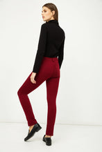 Load image into Gallery viewer, Long Fitted Jeggings with Pleather Detail