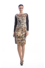 Load image into Gallery viewer, Straight Print Dress Conquista