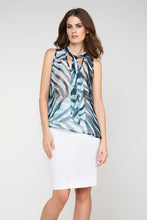 Load image into Gallery viewer, Sleeveless Tie Detail Top in Navy