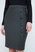 Load image into Gallery viewer, Elegant Stripes Sheath Pencil Skirt