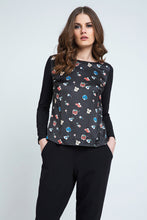 Load image into Gallery viewer, Poppy Print Long Sleeve Top