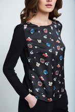 Load image into Gallery viewer, Poppy Print Long Sleeve Top