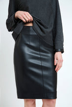 Load image into Gallery viewer, Pleather Pencil Skirt