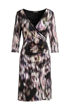 Load image into Gallery viewer, Print Jersey Faux Wrap Dress