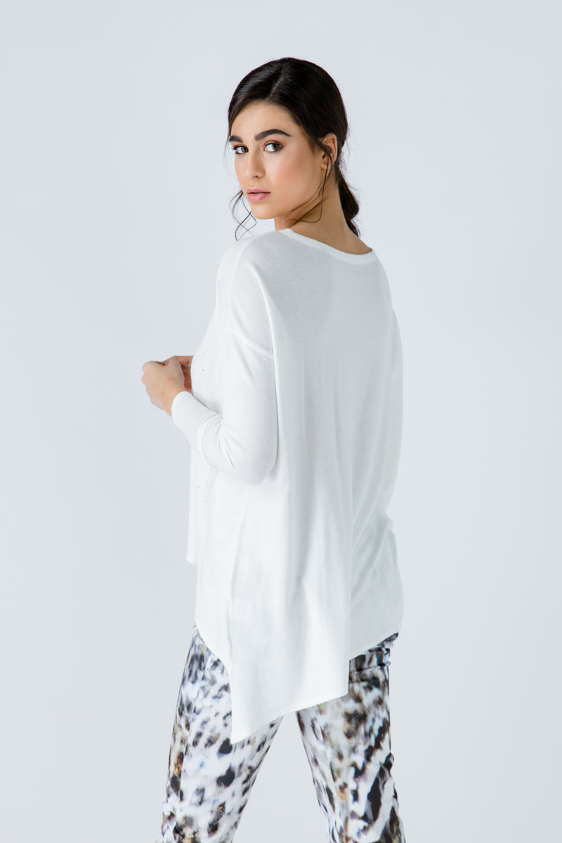 Knit Jacquard Detail Top