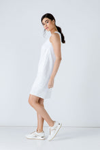 Load image into Gallery viewer, White Cotton Sack Dress
