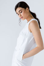 Load image into Gallery viewer, White Cotton Sack Dress