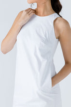 Load image into Gallery viewer, White Cotton Sack Dress