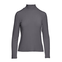 Load image into Gallery viewer, Dark Grey Long Sleeve Polo Neck Jumper