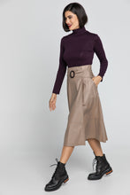 Load image into Gallery viewer, Purple Turtle Neck Top By Conquista