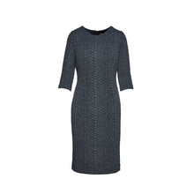 Load image into Gallery viewer, Dark Grey Jacquard Dress By Conquista