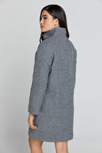 Load image into Gallery viewer, Wool Blend Grey Coat by Conquista Fashion