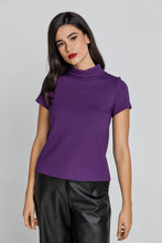Load image into Gallery viewer, Short Sleeve Mauve Top