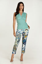 Load image into Gallery viewer, Mint Sleeveless Faux Wrap Top