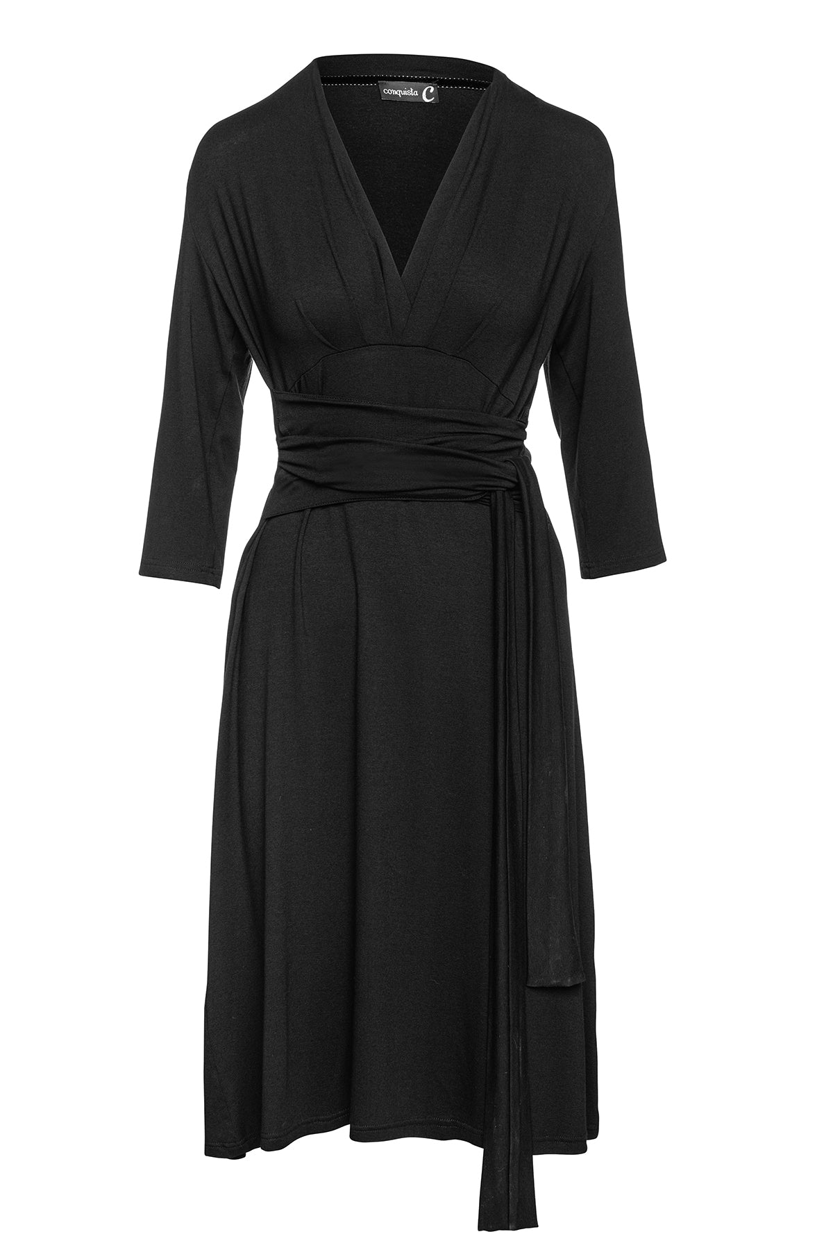 green emerald velvet dress Elegant Midi Length Ruffles Sleeves Chiffon Dresses Empire Waist Eveni main image 0