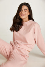 Load image into Gallery viewer, Cropped Pink Sweatshirt
