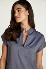 Load image into Gallery viewer, Blue Denim Style Sleeveless Top