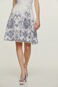 Paisley Style Cloche Skirt