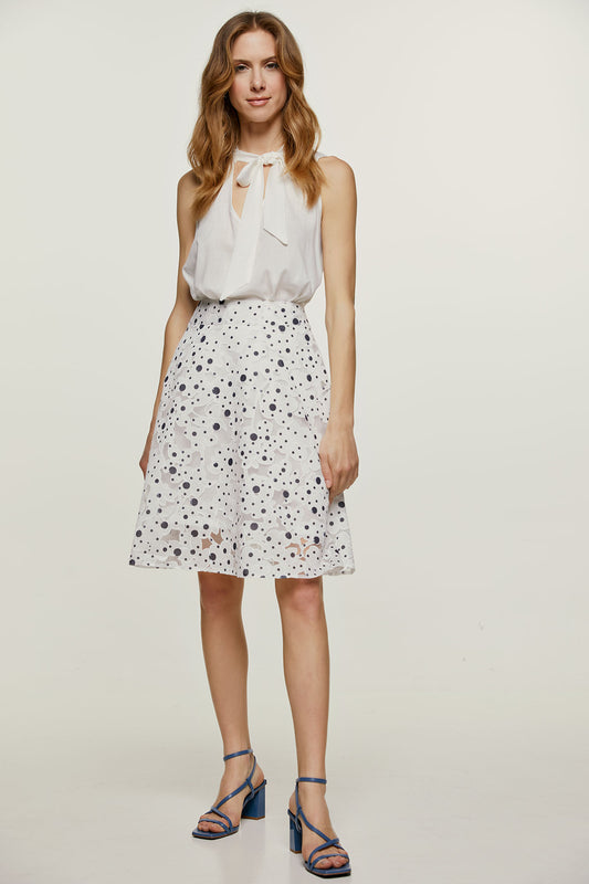 Polka Dot Cloche Skirt