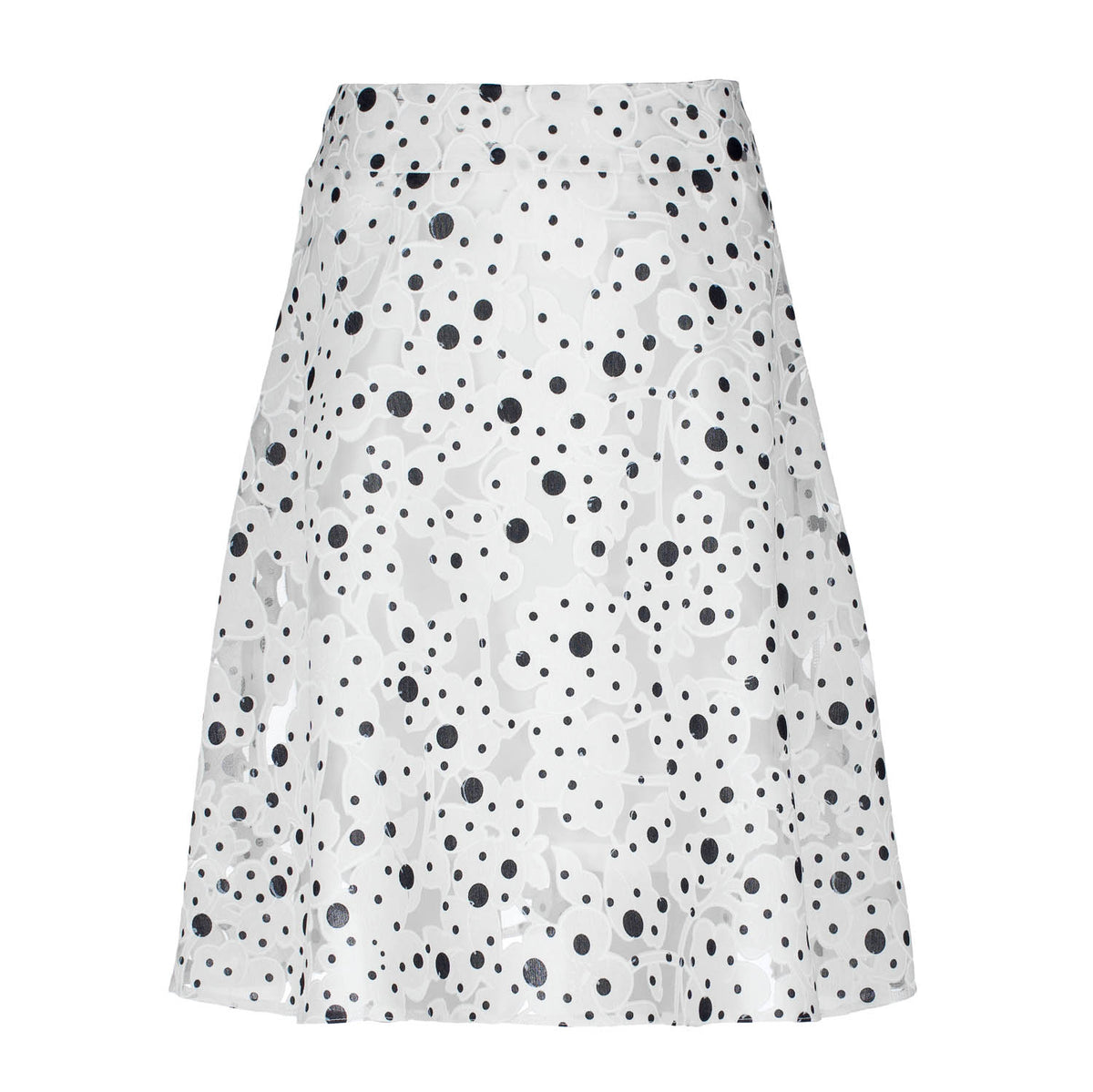 Polka dot skirt warehouse best sale