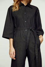 Load image into Gallery viewer, Dark Grey Denim Jumpsuit
