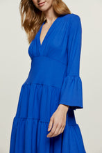 Load image into Gallery viewer, Royal Blue Jersey Tiered Dress