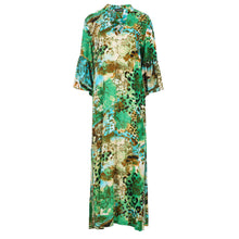 Load image into Gallery viewer, Animal Print Kaftan Style Maxi Dress