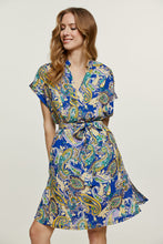Load image into Gallery viewer, Paisley Print Dress with Slits