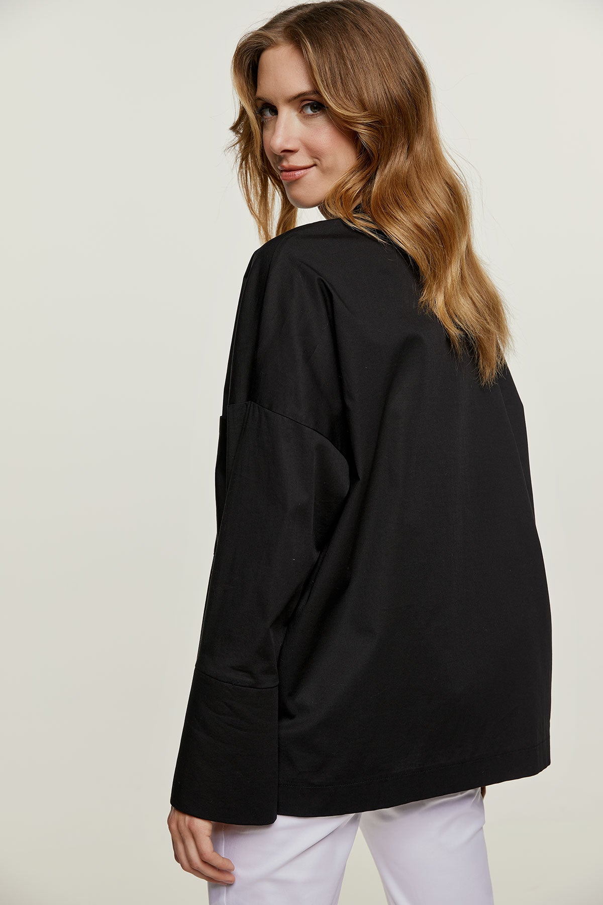 Black Pocket Detail Shirt