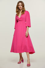 Load image into Gallery viewer, Fuchsia Empire Line Dress