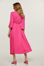 Load image into Gallery viewer, Fuchsia Empire Line Dress