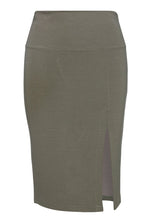 Load image into Gallery viewer, Slit Stretch Midi Skirt