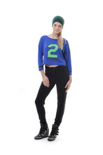 Load image into Gallery viewer, 2-Young Crop Top Blue Royal