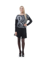 Load image into Gallery viewer, Print & Sheer Low Back Top