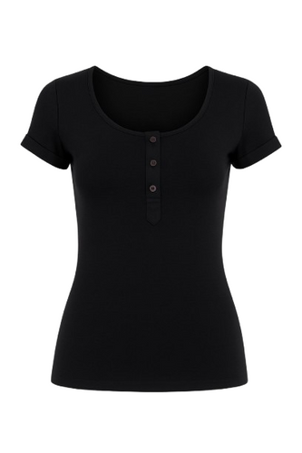 Button Detail Tee