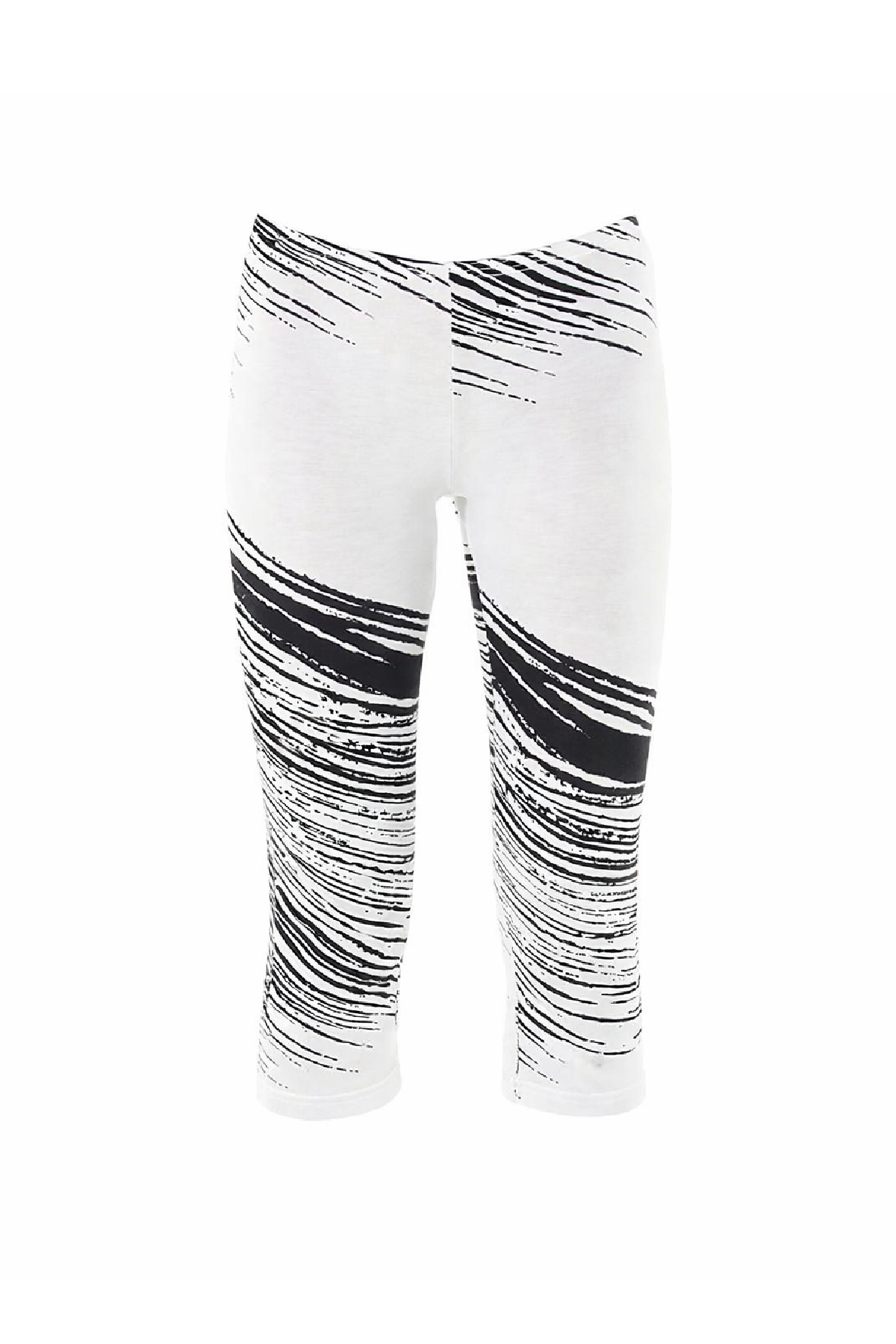 Conquista Κολάν Cropped Casual Εμπριμέ Βισκόζη Ανθρακί C120-044A-99