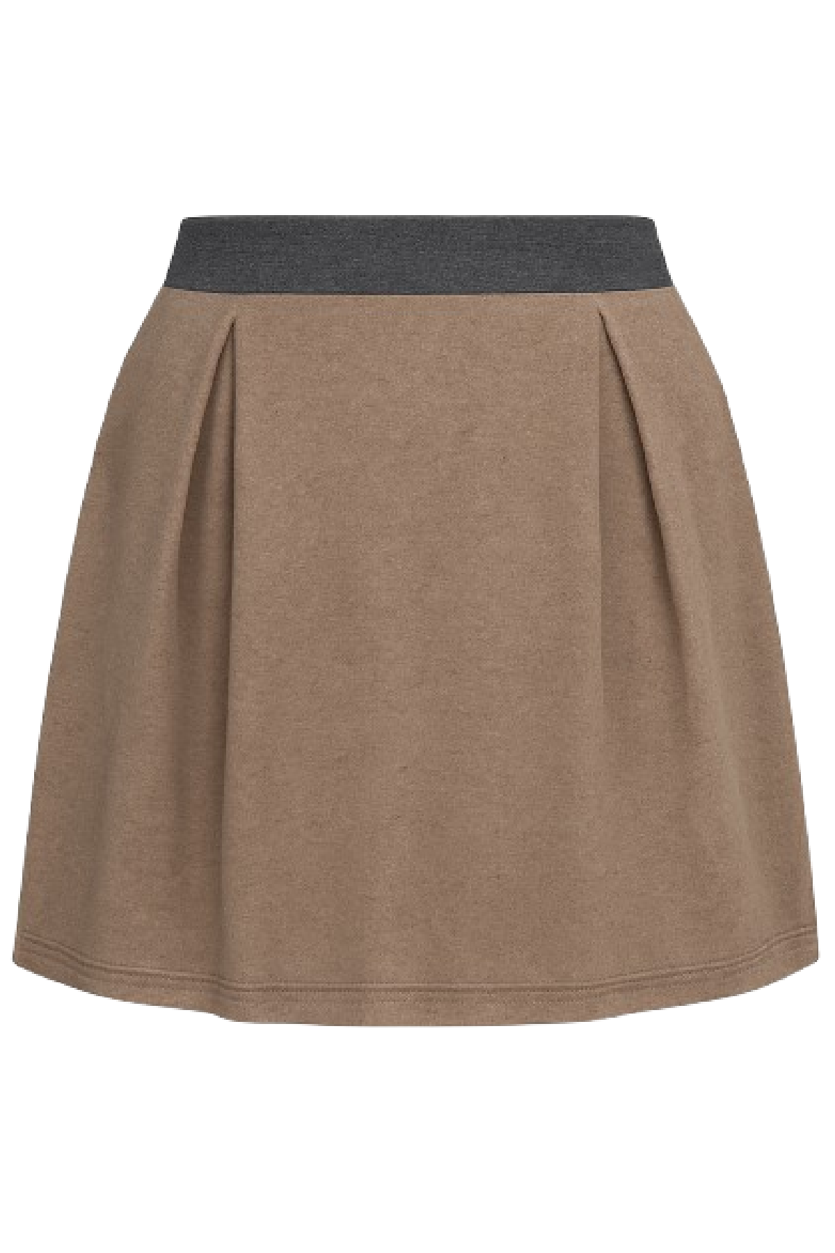 Beige Mini Skirt