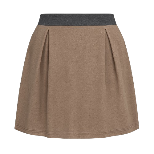 Beige Mini Skirt