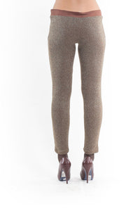 Lurex Leggings brown