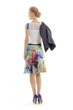 Load image into Gallery viewer, Watercolor Garden Print Skirt