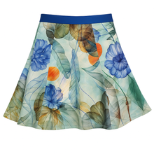 Load image into Gallery viewer, Watercolor Garden Print Skirt