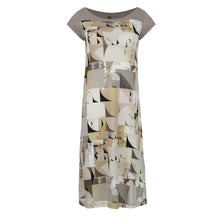 Load image into Gallery viewer, A Line Geometric Print Dress